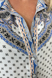 Hale Bob Kamari Western Chic Blouse