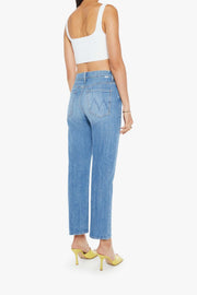 MOTHER The Ditcher Zip Crop Jean In Boogie Down