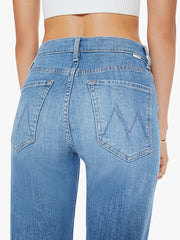 MOTHER The Ditcher Zip Crop Jean In Boogie Down