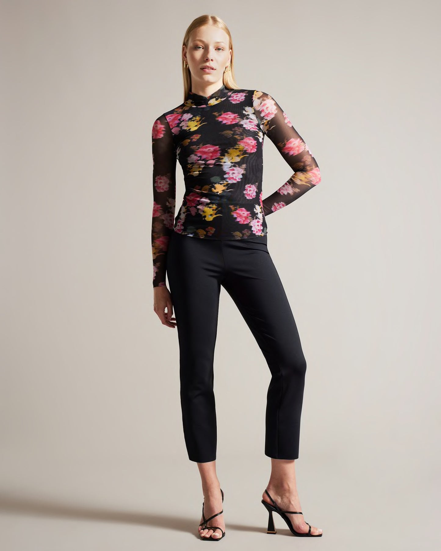 Ted Baker Malyel Printed Mesh Tank
