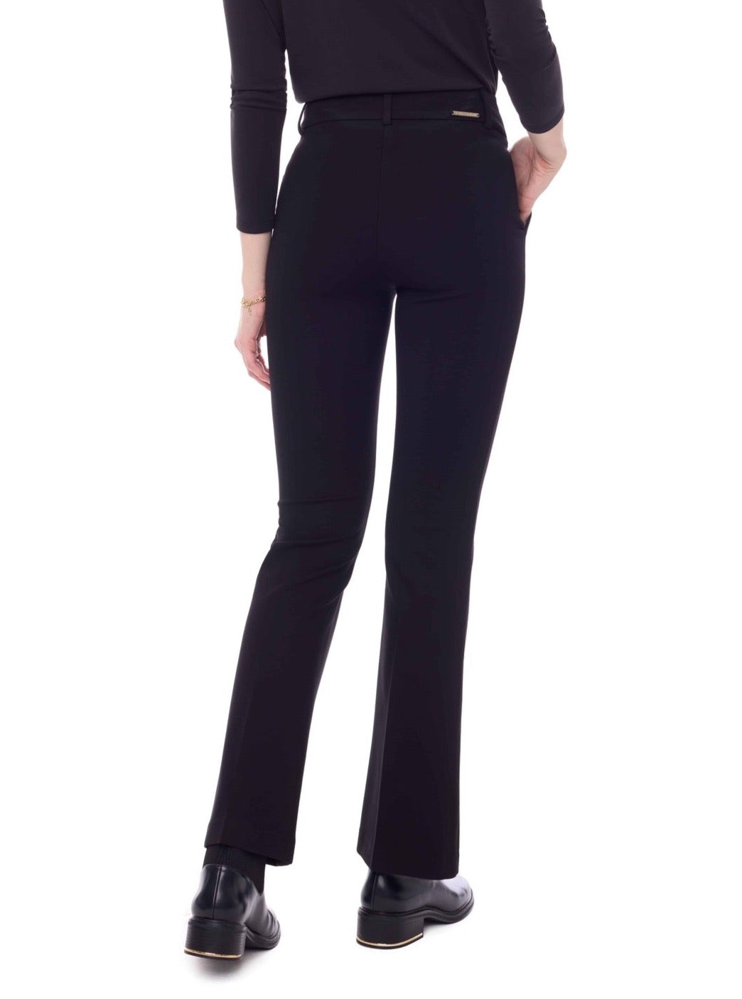 I Love Tyler Madison Axel Ponte Boot Leg Pant in Black