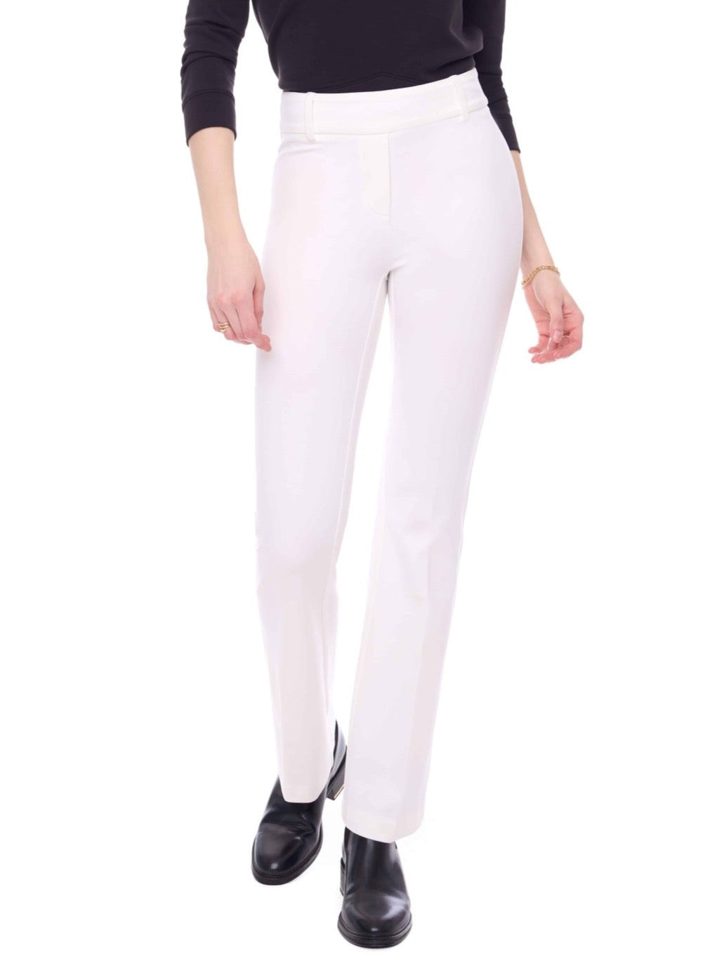 I Love Tyler Madison Axel Ponte Boot Leg Pant in Cloud