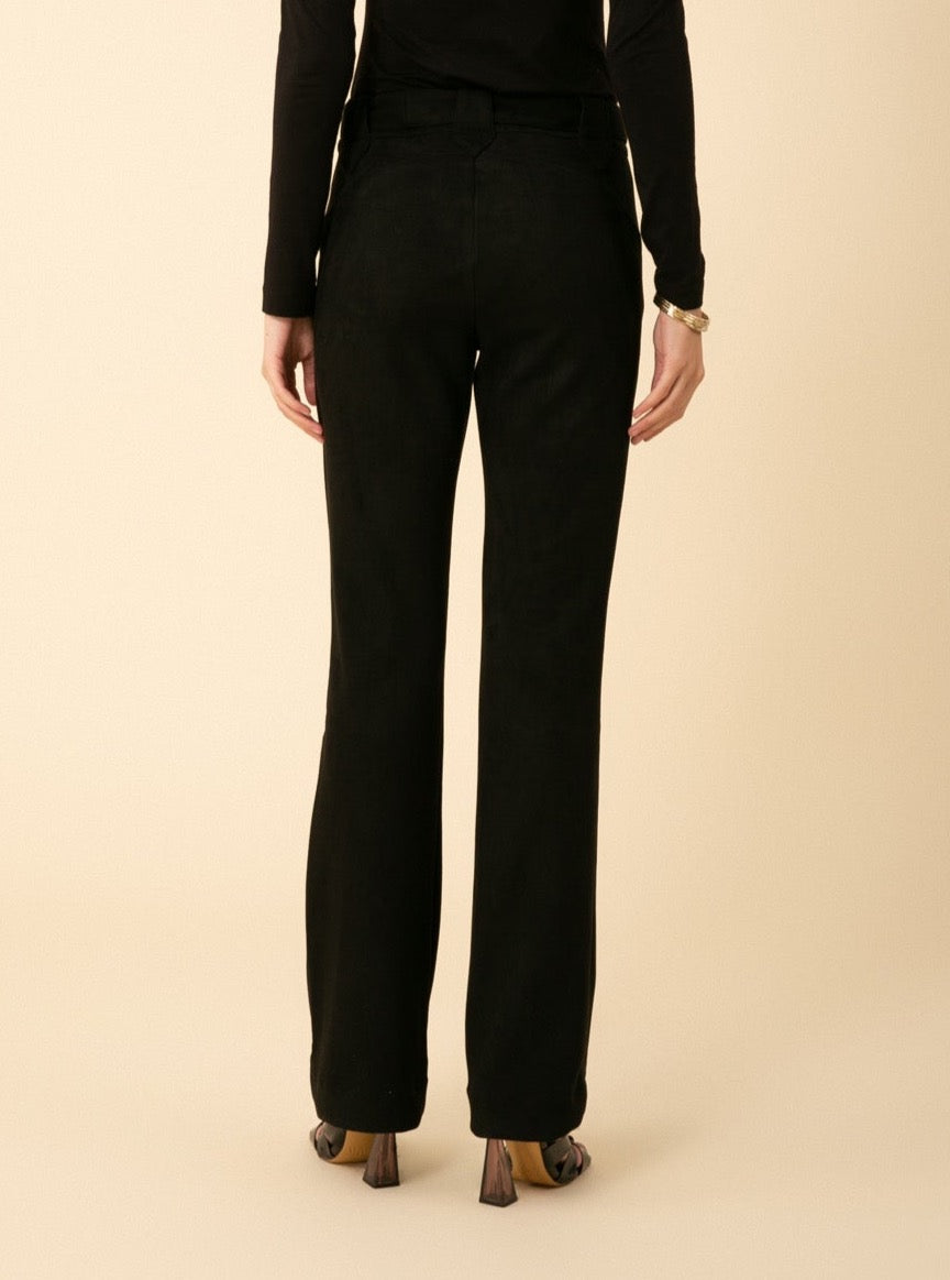 Hale Bob Bootcut Ultra Suede Stretch Pant