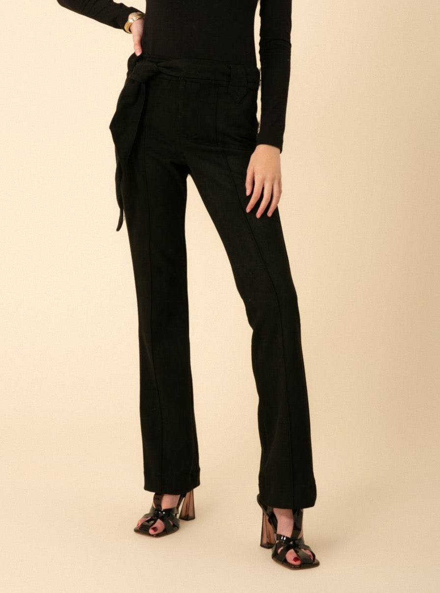 Hale Bob Bootcut Ultra Suede Stretch Pant