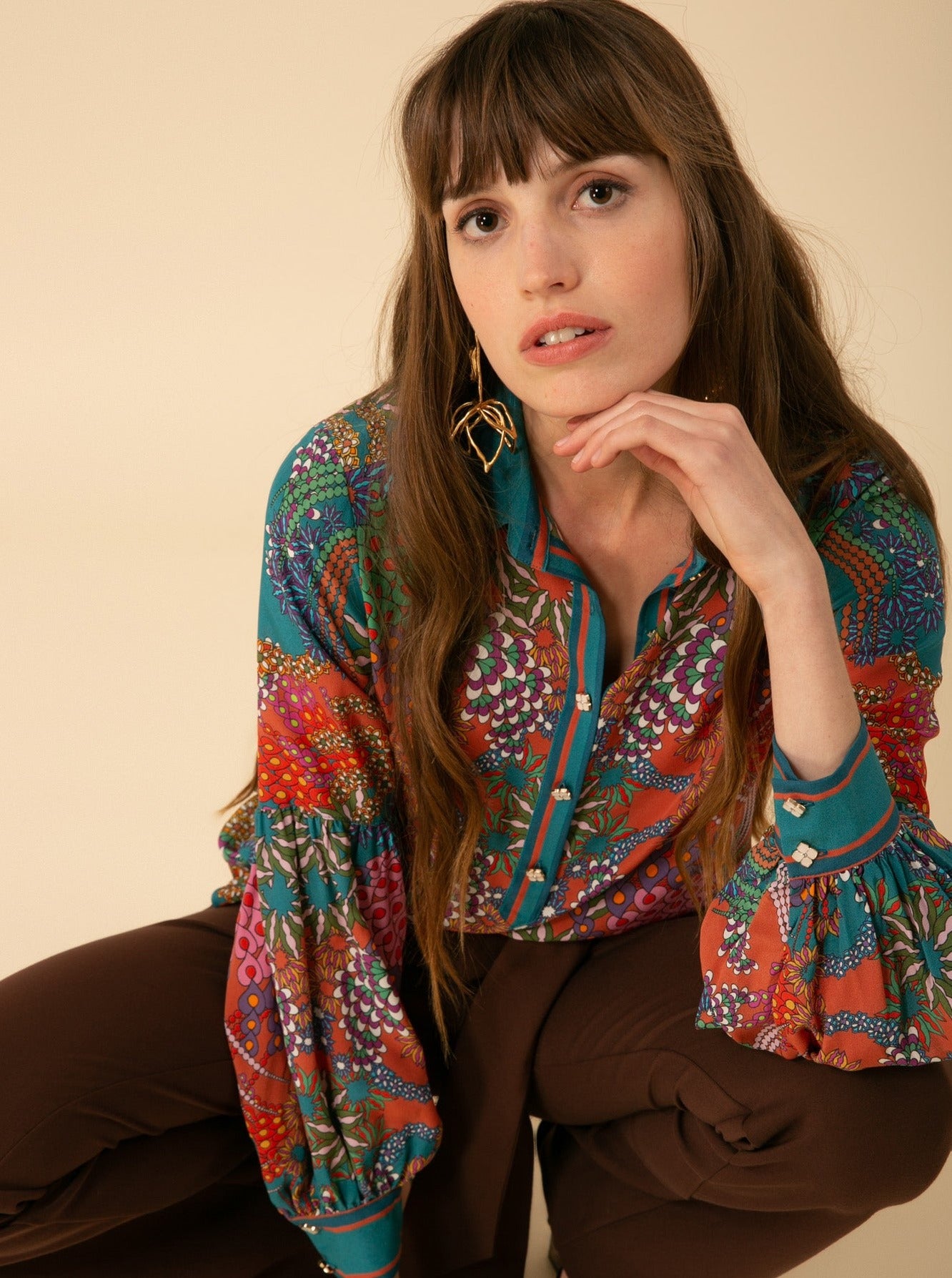 Hale Bob Charlotte Silk Blouse