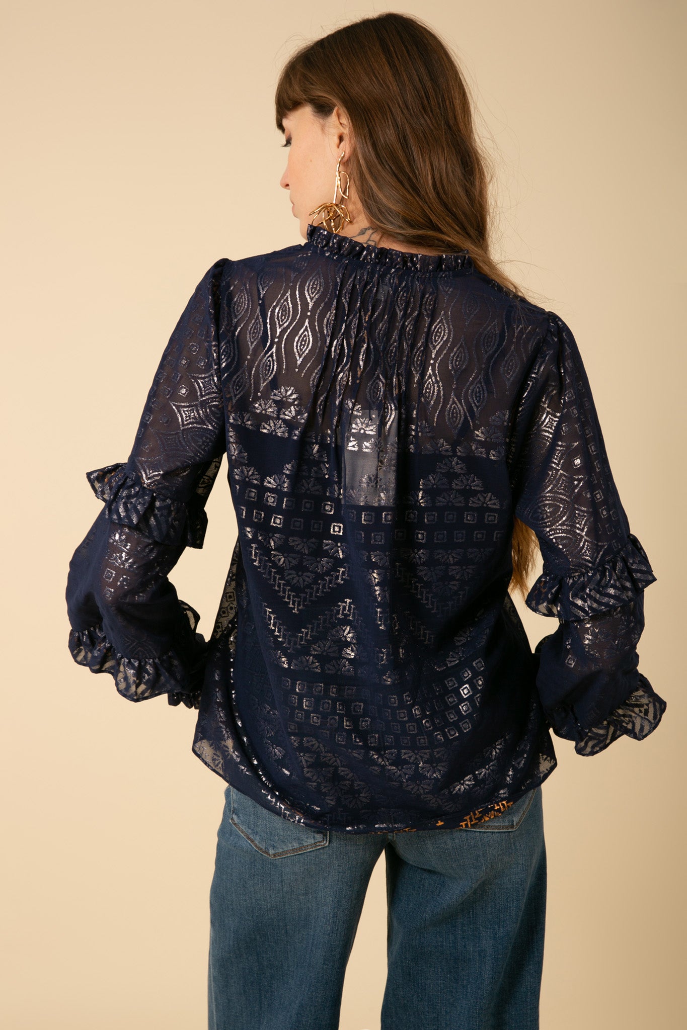 Hale Bob Gilded Touch Blouse