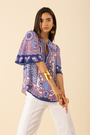 Hale Bob Novah Silk Blouse