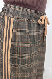 Astrid Plaid Drawstring WL Pants