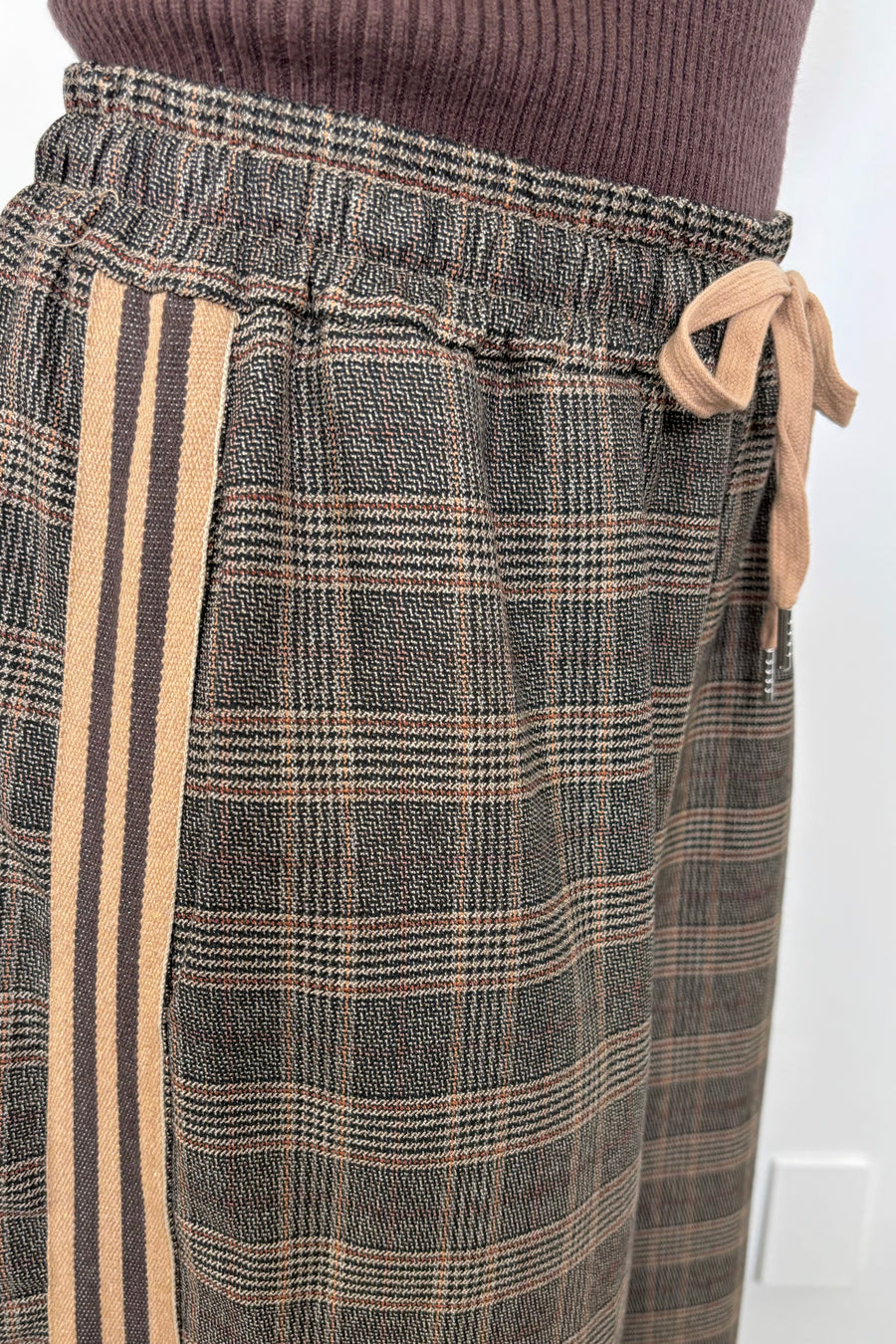 Astrid Plaid Drawstring WL Pants