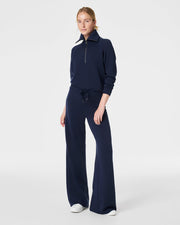 Spanx AirEssentials Half-Zip Sweatshirt in Timeless Navy