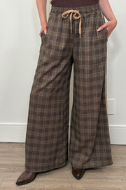 Astrid Plaid Drawstring WL Pants