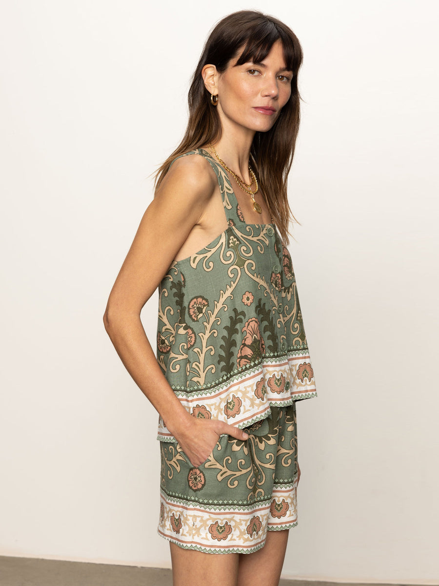 Sanctuary Button Back Cami