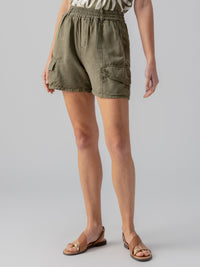 Sanctuary Relaxed Rebel Short in Burnt Olive