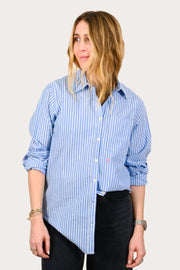 Kerri Rosenthal Mia Stripe Cotton Shirt - Size L Available
