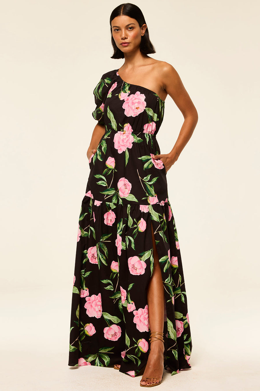 Misa Eve One Shoulder Dress