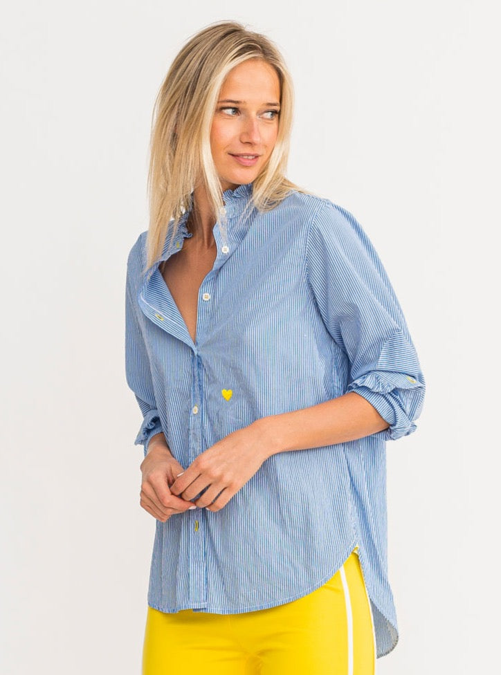 Kerri Rosenthal Mia Ruffle Shirt - Size XL Available
