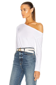 Norma Kamali Long Sleeve Drop Shoulder Top - Size XS Available