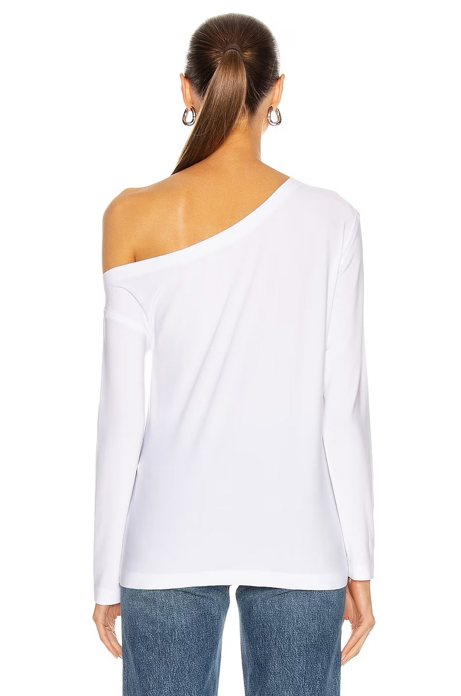 Norma Kamali Long Sleeve Drop Shoulder Top - Size XS Available