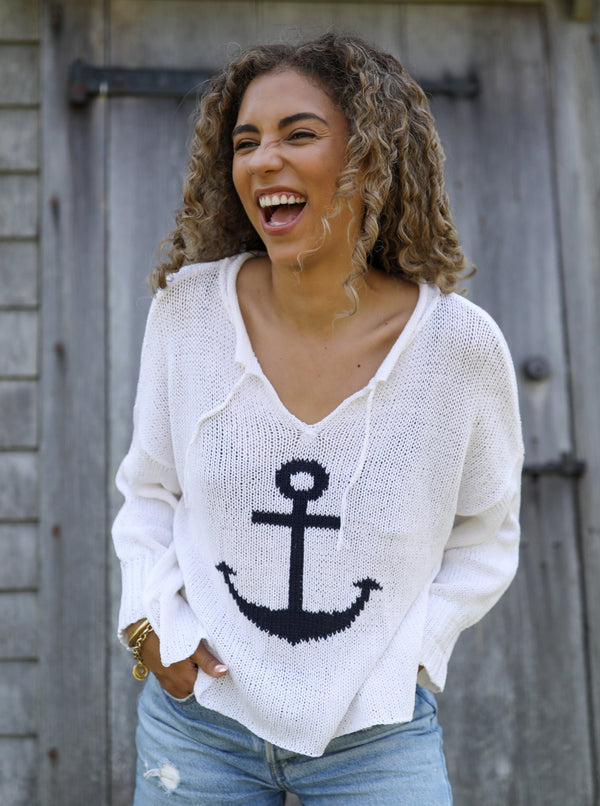 Woodenships Anchor Sweater - Size M/L Available