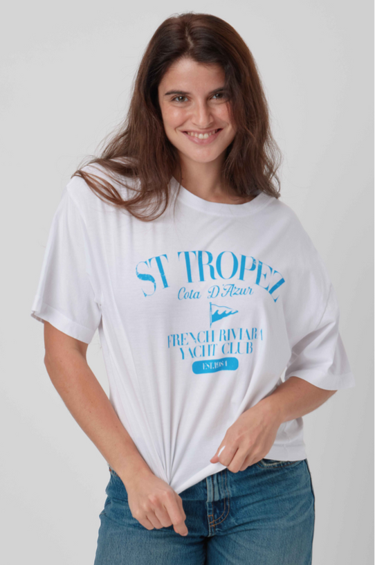 Sunny Somewhere St Tropez Boyfriend Tee
