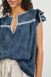 Rails Tafia Tencel Denim Top