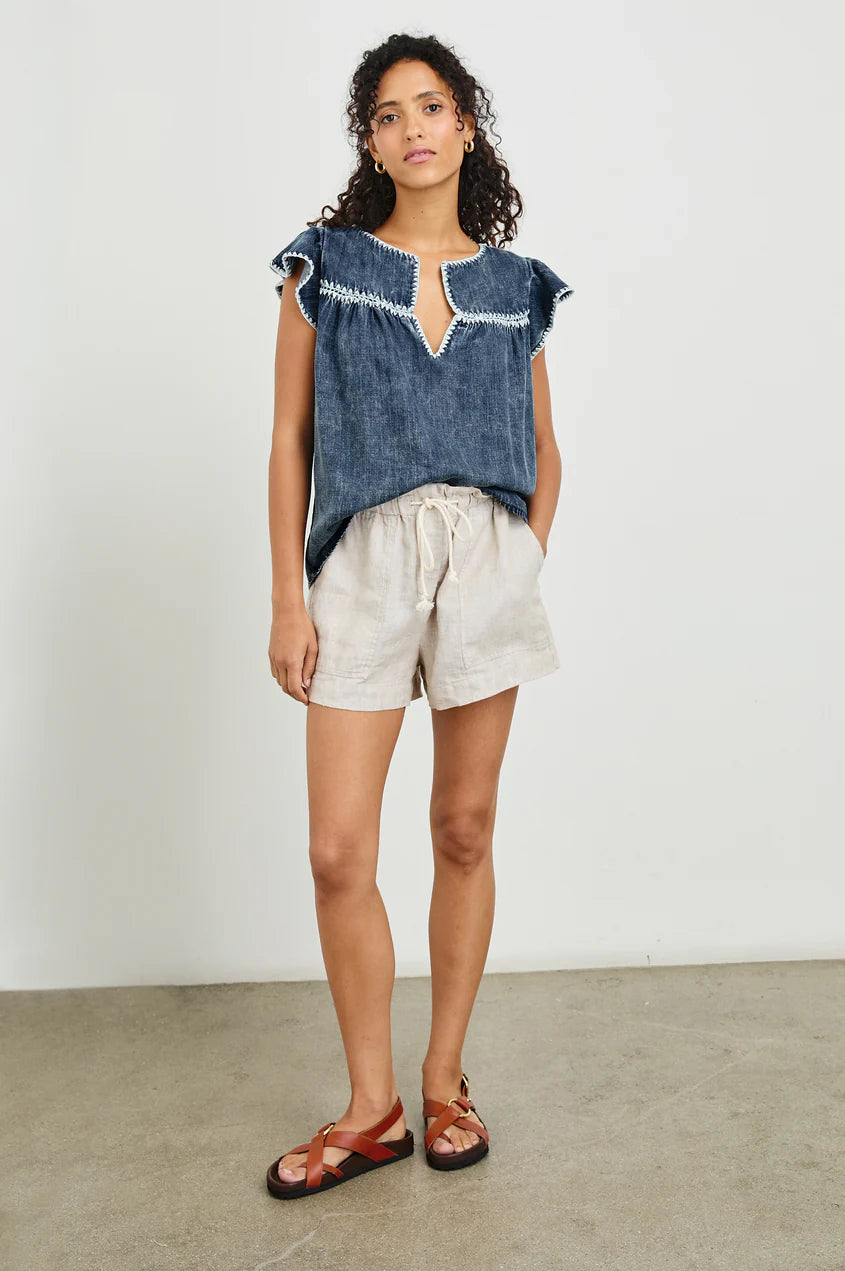 Rails Tafia Tencel Denim Top