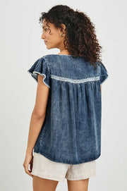 Rails Tafia Tencel Denim Top