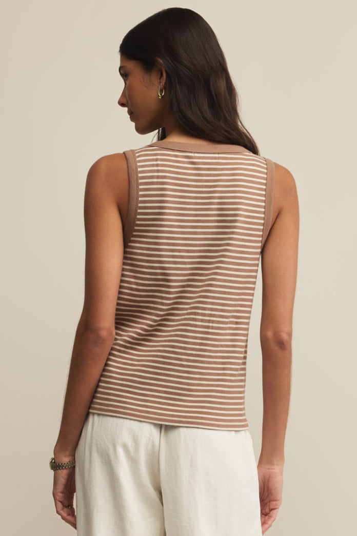 Z Supply Elin Stripe Rib Tank