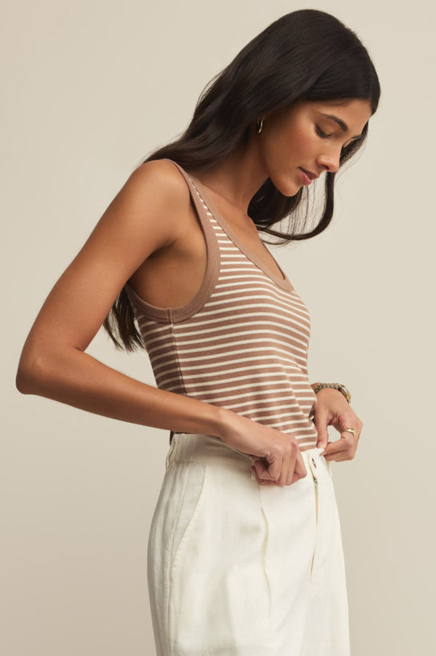 Z Supply Elin Stripe Rib Tank