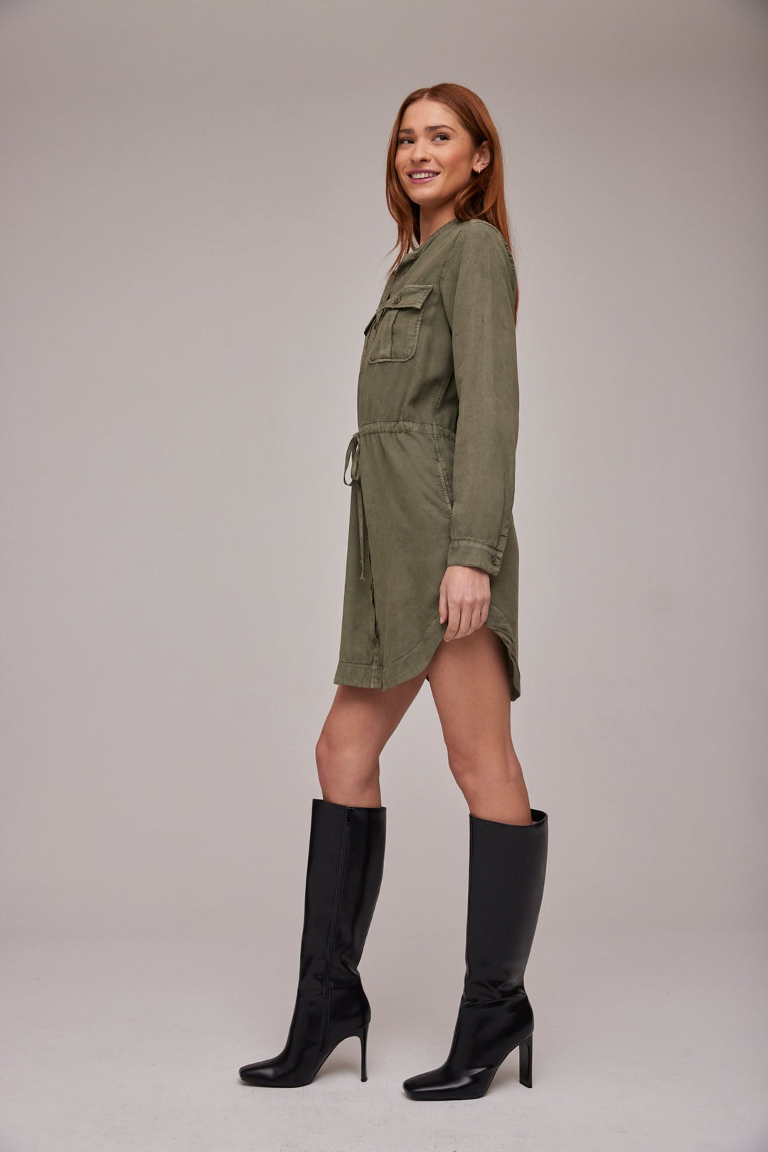 Bella Dahl Flap Pocket Shirt Dress