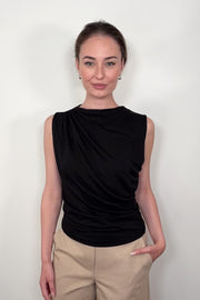 Knit Ruched Drape Top By I Love Tyler Madison