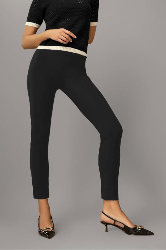 Seductive Sabrina Techno Cotton Pant in Schwarz