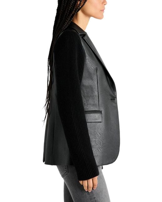 Splendid Adina Leather Mix Jacket