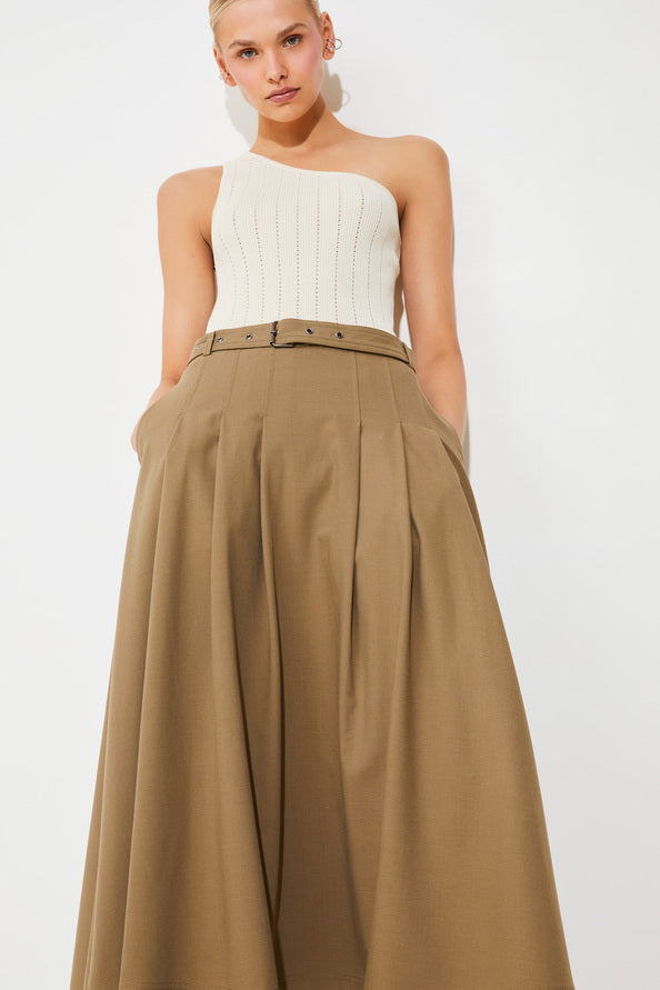 Suncoo Funny Belted Skirt