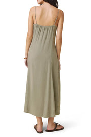 light green maxi dress tank top strap 