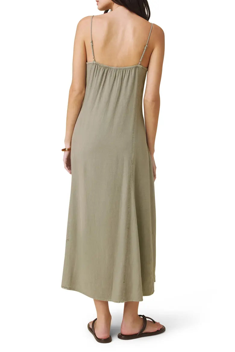 light green maxi dress tank top strap 
