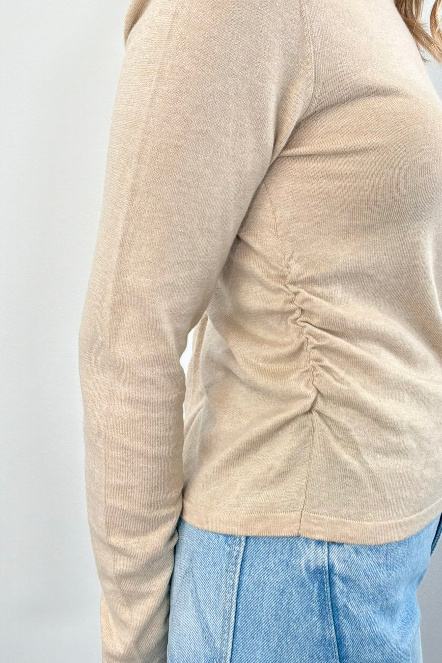 Colorush Coastline Off Shoulder Knit Top