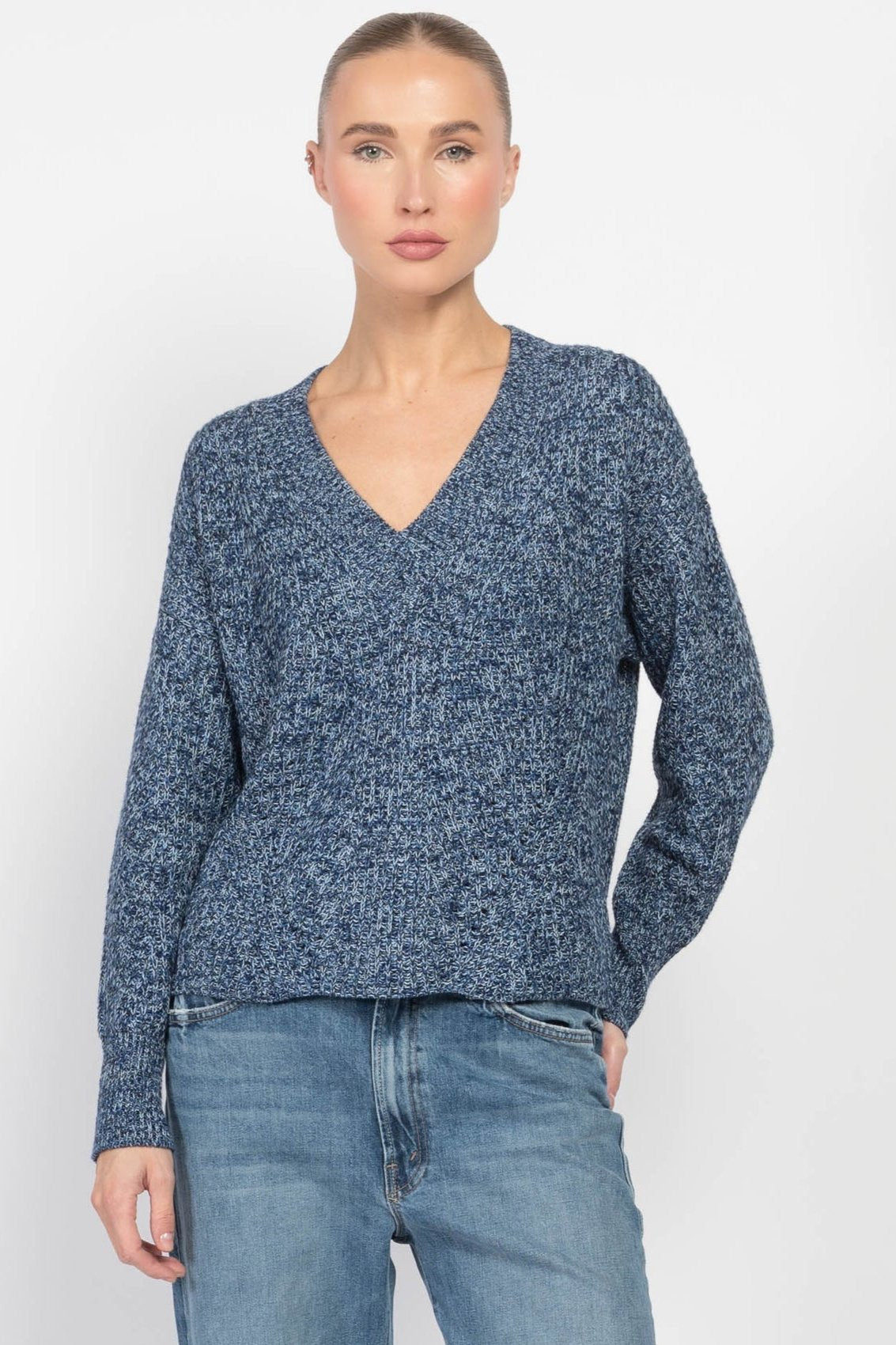 Marled cashmere sweater best sale