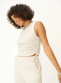 Project Social Tee Drifter Rib Sweater Tank in Ash - Size XS Available