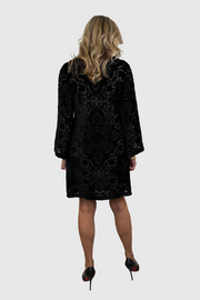 Hale Bob Alora Velvet Burnout Shift Dress