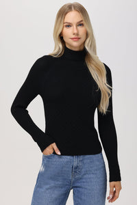 525 America Violet Lace Pullover in Black - Size L Available