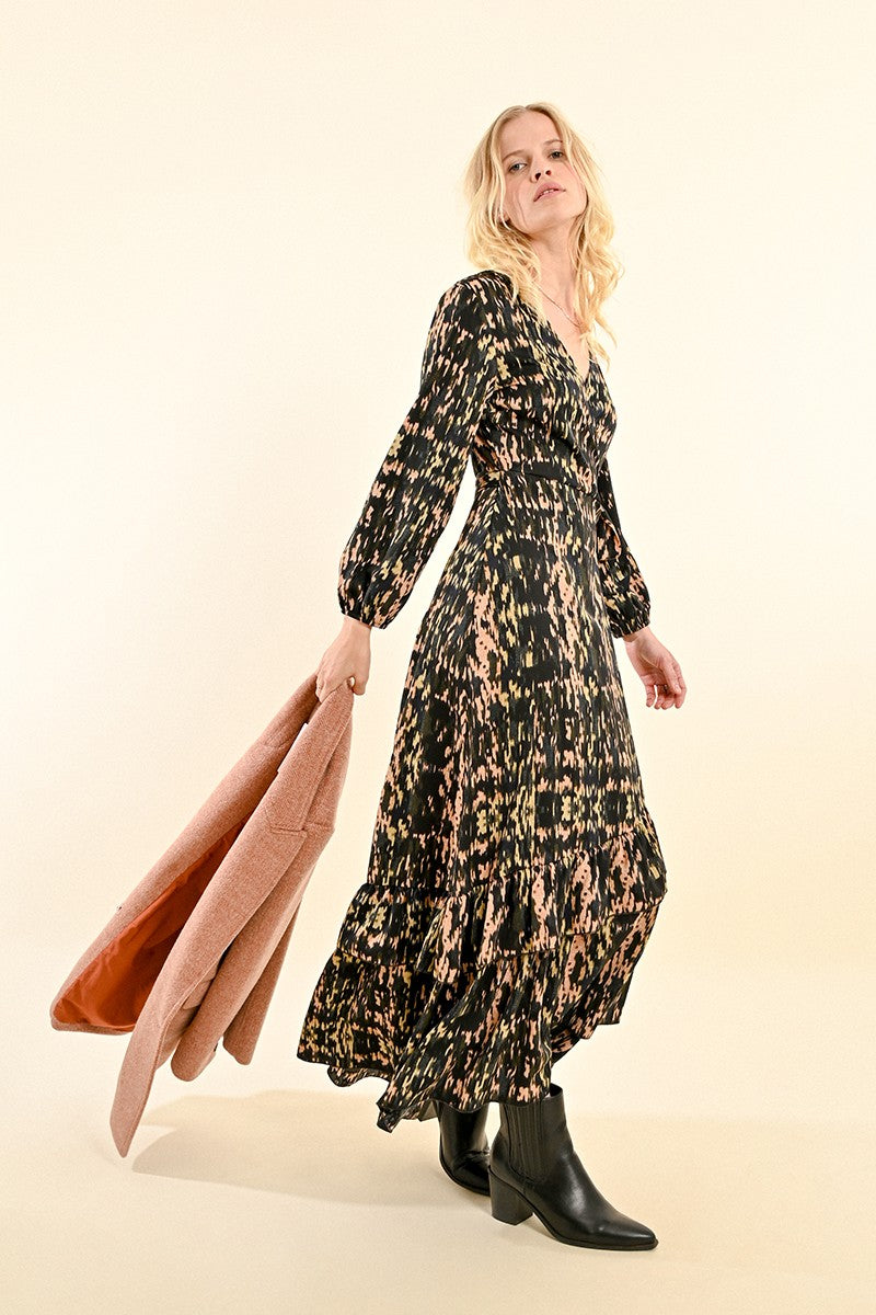 Molly Bracken V-Neck Maxi Dress