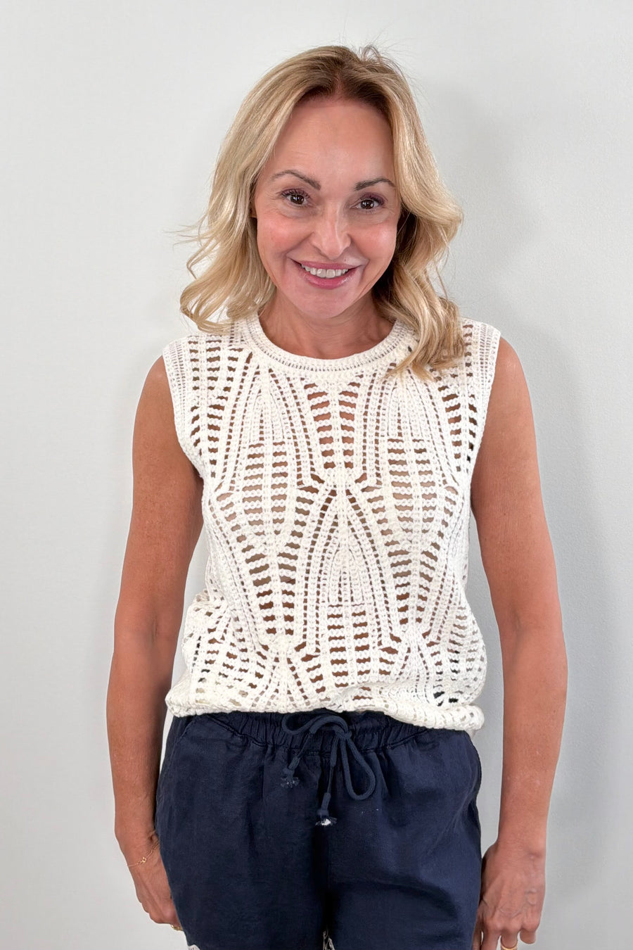 Melissa Nepton Dali Light Crochet Top