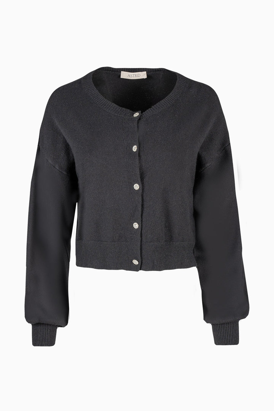 Astrid Crystal Button Cardigan