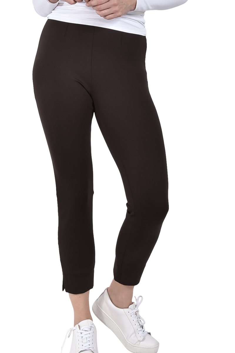 Seductive Sabrina Techno Cotton Pant in Tabac