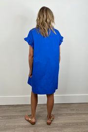 Molly Bracken Ruffled Shirt Dress
