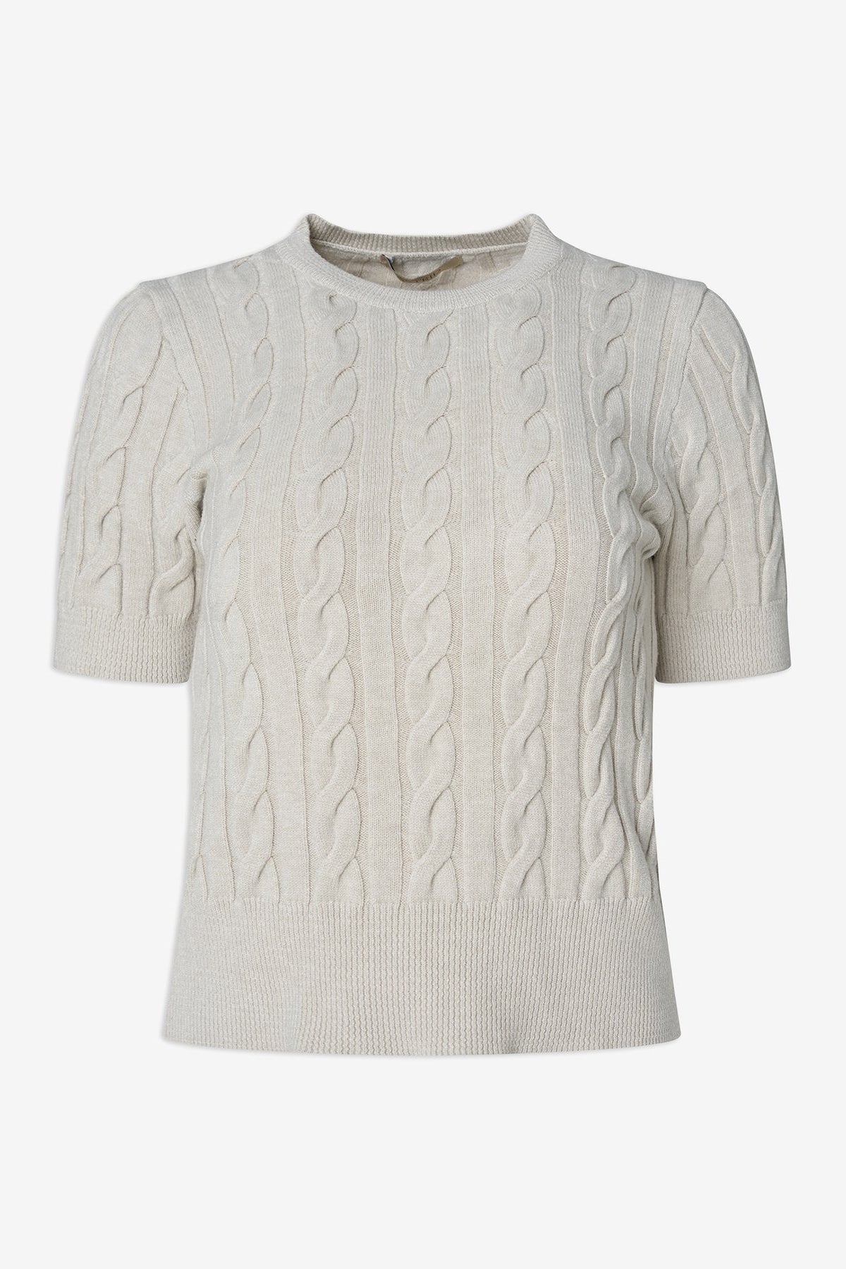 knit sweater top, white, t shirt sleeves