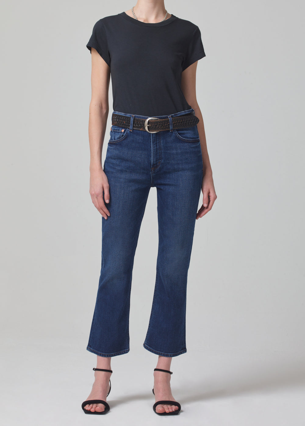 Citizens Of Humanity Isola Cropped Boot Cut Pant in Provance
