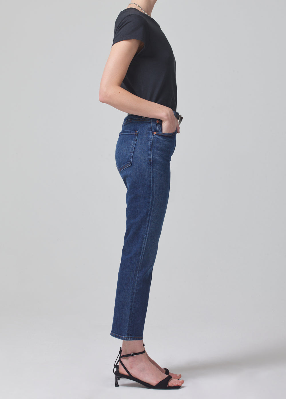 Citizens Of Humanity Isola Cropped Boot Cut Pant in Provance