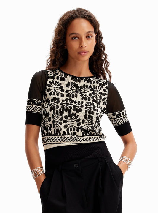Desigual Fluer Lacroix Light Weight Knit Sweater